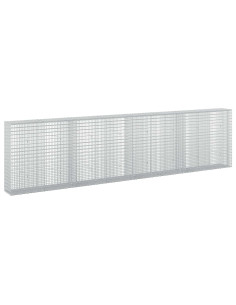 Gabione con filo da 3,5 mm e rete da 5x2,5 cm 400x30x100 cm 2