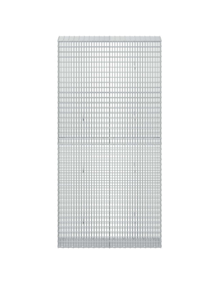 Gabione con filo da 3,5 mm e rete da 5x2,5 cm 100x30x200 cm