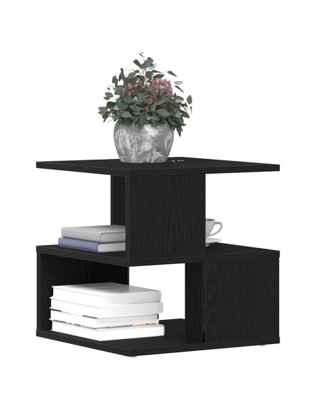 Tavolo laterale Rovere Nero 40 x 40 x 40 cm