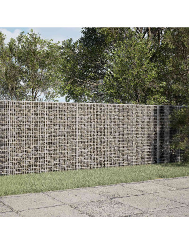 Gabione con Filo da 5 mm e Rete da 5x2,5 cm 250x100x100 cm