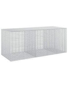 Gabione con Filo da 5 mm e Rete da 5x2,5 cm 250x100x100 cm 2