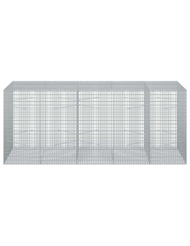 Gabione con Filo da 5 mm e Rete da 5x2,5 cm 250x100x100 cm