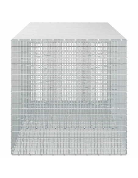 Gabione con Filo da 5 mm e Rete da 5x2,5 cm 250x100x100 cm