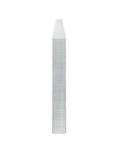 Gabione con Filo da 5 mm e Rete da 5x2,5 cm 1200x20x150 cm