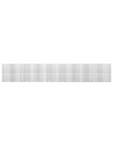 Gabione con Filo da 5 mm e Rete da 5x2,5 cm 1200x10x200 cm