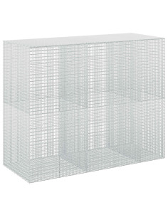 Gabione con Filo da 5 mm e Rete da 5x2,5 cm 250x100x200 cm 2