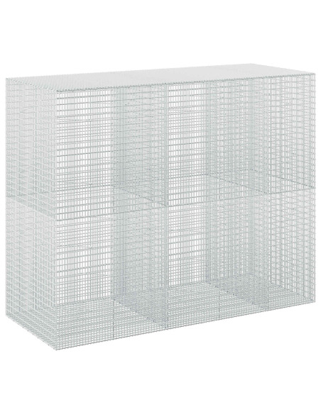 Gabione con Filo da 5 mm e Rete da 5x2,5 cm 250x100x200 cm