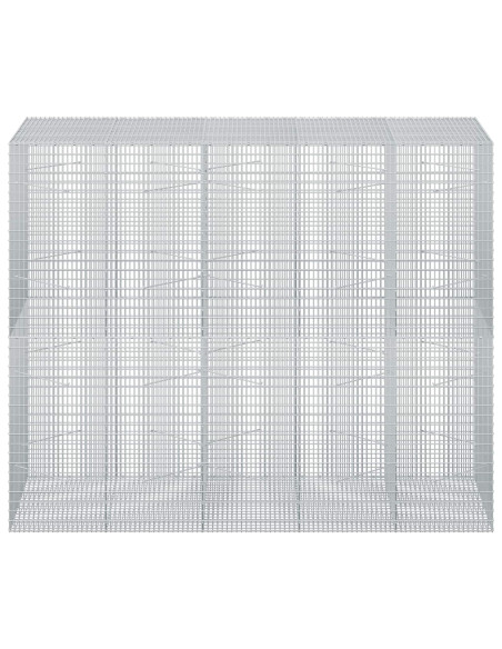 Gabione con Filo da 5 mm e Rete da 5x2,5 cm 250x100x200 cm