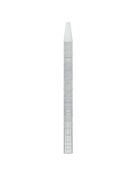 Gabione con Filo da 5 mm e Rete da 5x2,5 cm 900x10x150 cm