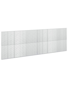 Gabione con Filo da 5 mm e Rete da 5x2,5 cm 600x10x200 cm 2