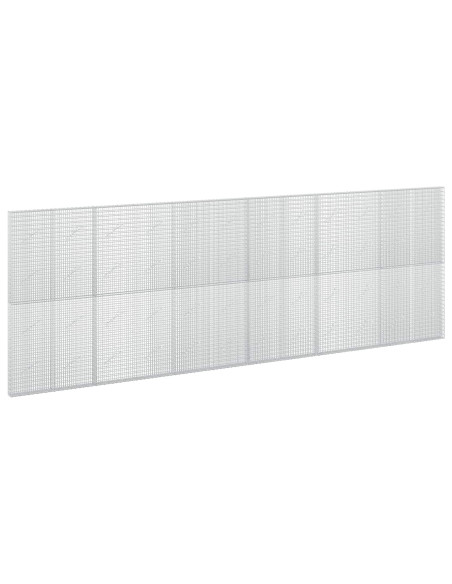 Gabione con Filo da 5 mm e Rete da 5x2,5 cm 600x10x200 cm