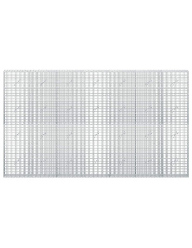 Gabione con Filo da 5 mm e Rete da 5x2,5 cm 350x20x200 cm