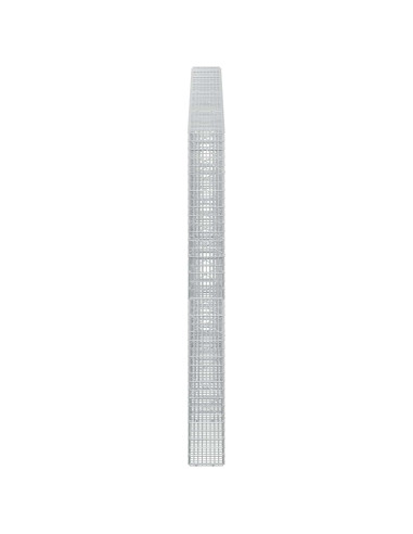 Gabione con Filo da 5 mm e Rete da 5x2,5 cm 350x20x200 cm