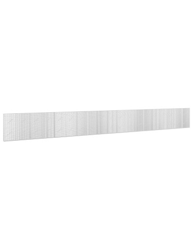 Gabione con Filo da 5 mm e Rete da 5x2,5 cm 950x10x100 cm