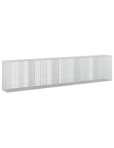 Gabione con Filo da 5 mm e Rete da 5x2,5 cm 450x50x100 cm 2