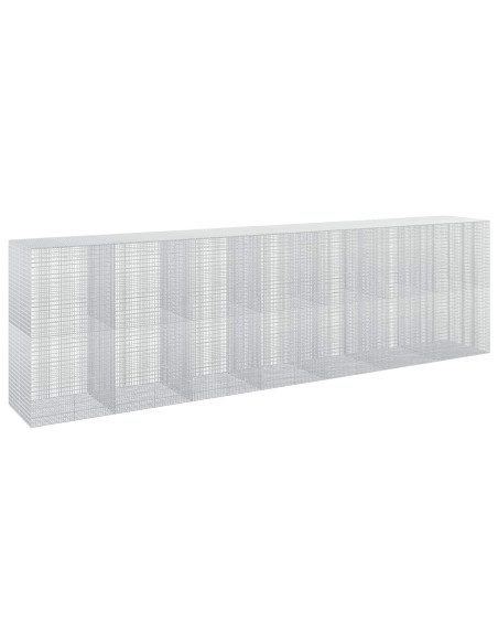 Gabione con Filo da 5 mm e Rete da 5x2,5 cm 700x100x200 cm