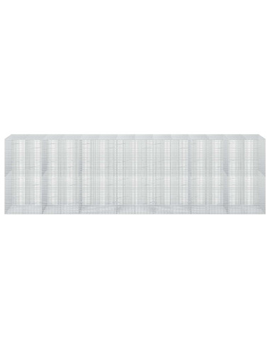 Gabione con Filo da 5 mm e Rete da 5x2,5 cm 700x100x200 cm