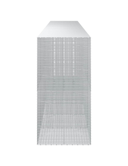 Gabione con Filo da 5 mm e Rete da 5x2,5 cm 700x100x200 cm