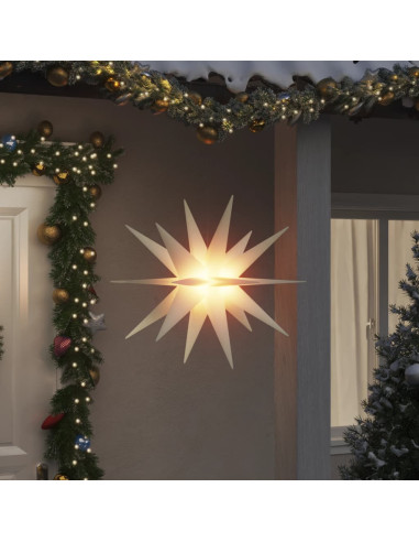 Luci di Natale con LED 3 pz Pieghevoli Bianche 100 cm