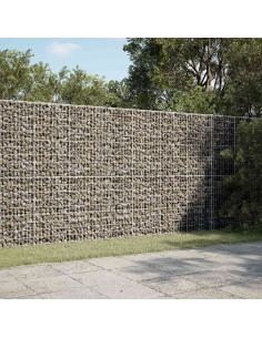 Gabione con Filo da 5 mm e Rete da 5x10 cm 200x50x200 cm