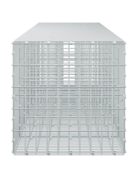 Gabione con Filo da 5 mm e Rete da 5x10 cm 700x50x50 cm
