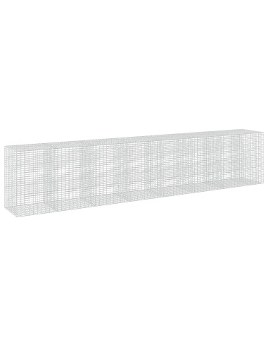Gabione con Filo da 5 mm e Rete da 5x10 cm 750x100x150 cm