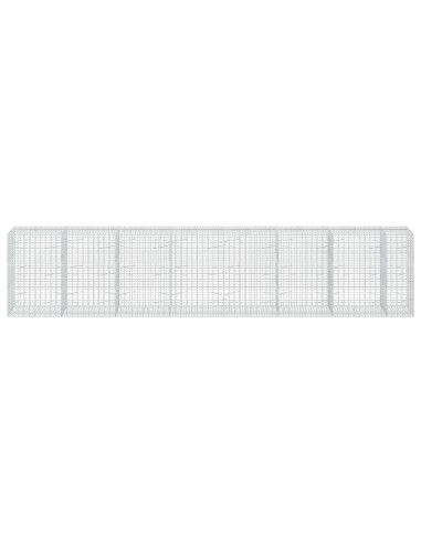 Gabione con Filo da 5 mm e Rete da 5x10 cm 750x100x150 cm