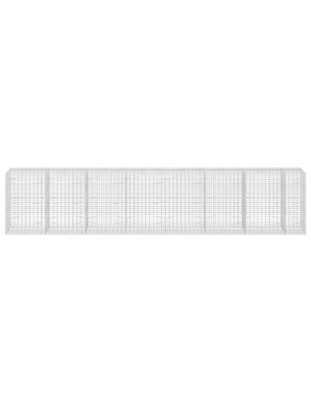 Gabione con Filo da 5 mm e Rete da 5x10 cm 750x100x150 cm