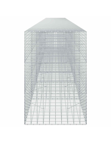 Gabione con Filo da 5 mm e Rete da 5x10 cm 750x100x150 cm