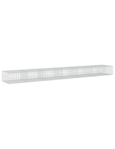 Gabione con Filo da 5 mm e Rete da 5x10 cm 650x100x50 cm