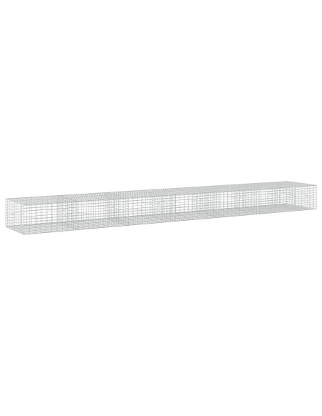 Gabione con Filo da 5 mm e Rete da 5x10 cm 650x100x50 cm