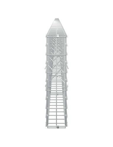 Gabione con Filo da 5 mm e Rete da 5x10 cm 1150x10x50 cm