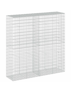 Gabione con Filo da 5 mm e Rete da 5x10 cm 200x50x200 cm 2