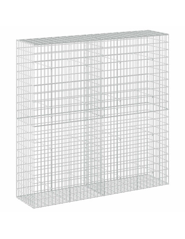 Gabione con Filo da 5 mm e Rete da 5x10 cm 200x50x200 cm