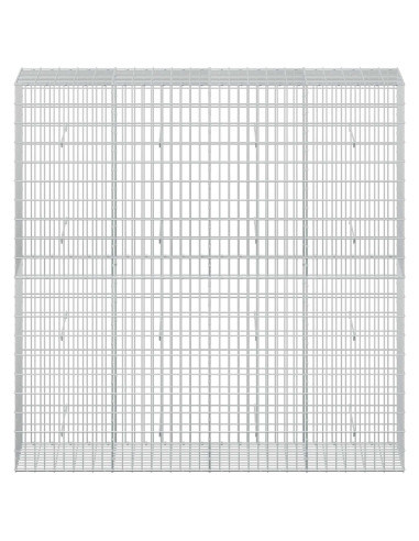 Gabione con Filo da 5 mm e Rete da 5x10 cm 200x50x200 cm