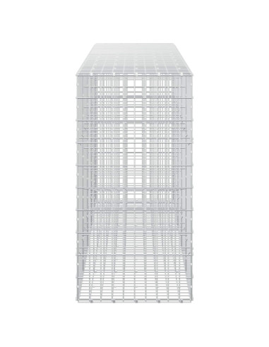 Gabione con Filo da 5 mm e Rete da 5x10 cm 450x50x100 cm