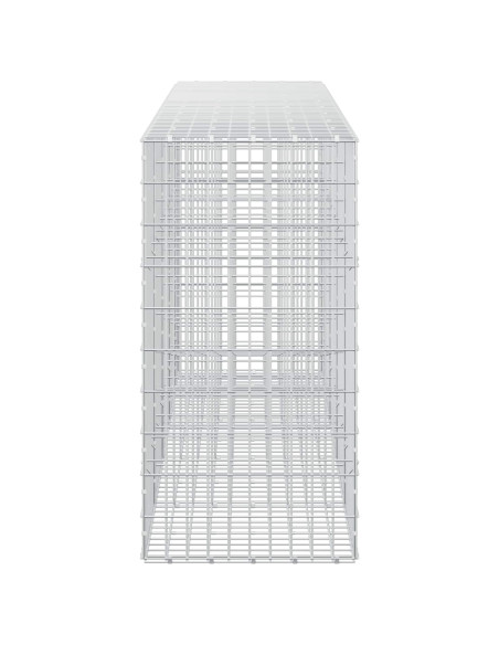 Gabione con Filo da 5 mm e Rete da 5x10 cm 450x50x100 cm