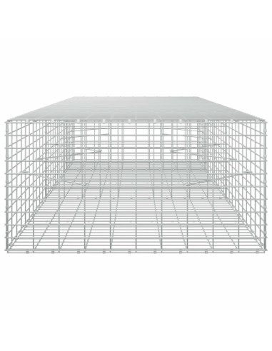 Gabione con Filo da 5 mm e Rete da 5x10 cm 250x100x50 cm