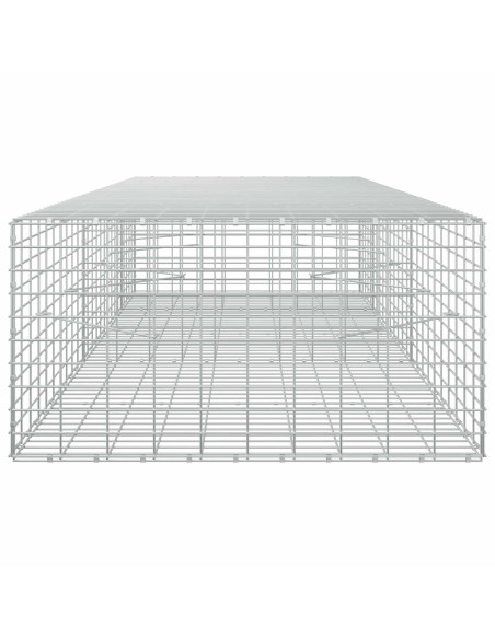 Gabione con Filo da 5 mm e Rete da 5x10 cm 250x100x50 cm