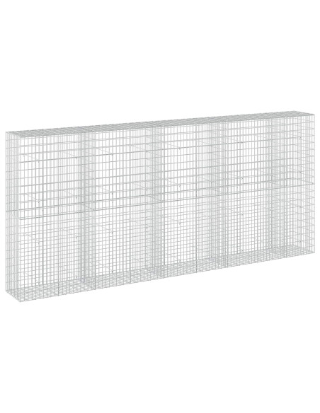 Gabione con Filo da 5 mm e Rete da 5x10 cm 450x50x200 cm