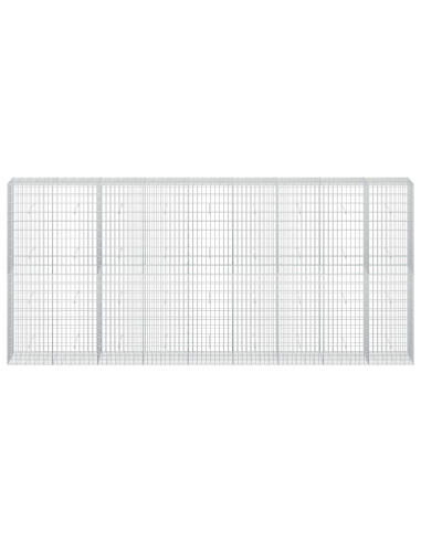 Gabione con Filo da 5 mm e Rete da 5x10 cm 450x50x200 cm