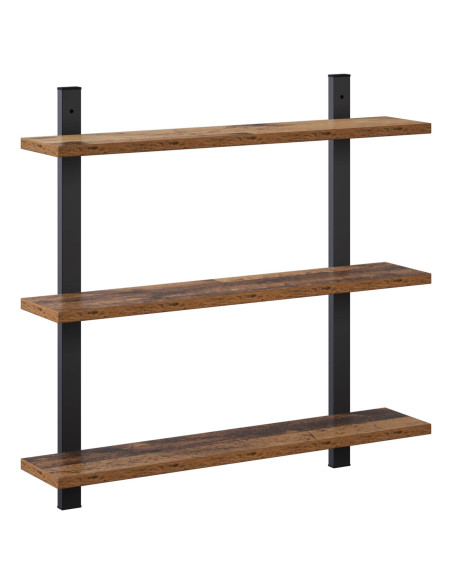Scaffale da parete Legno antico 60.5 x 13.5 x 58.5 cm
