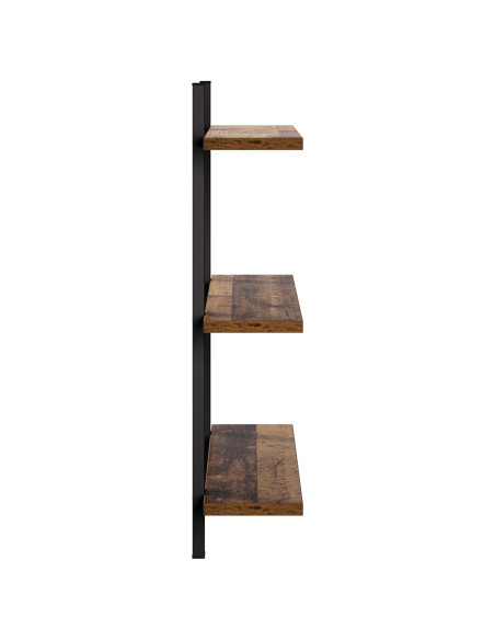 Scaffale da parete Legno antico 60.5 x 13.5 x 58.5 cm
