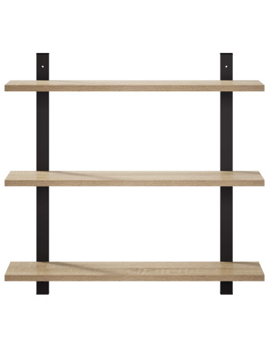 Scaffale da parete Rovere Sonoma 60.5 x 13.5 x 58.5 cm
