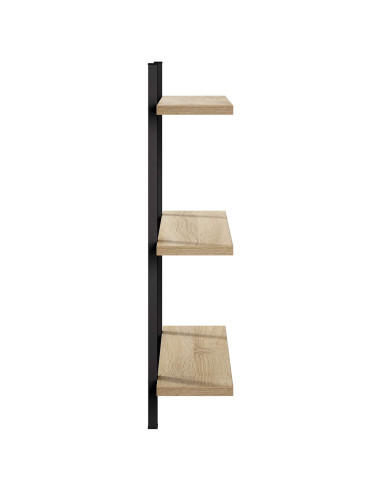 Scaffale da parete Rovere Sonoma 60.5 x 13.5 x 58.5 cm