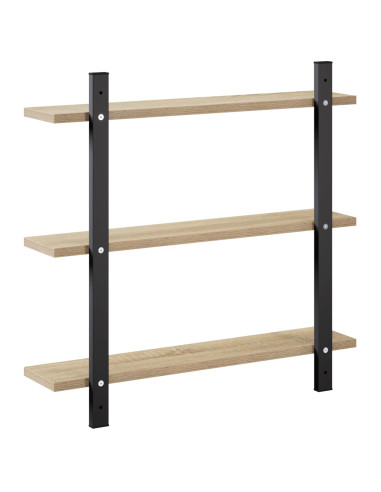 Scaffale da parete Rovere Sonoma 60.5 x 13.5 x 58.5 cm