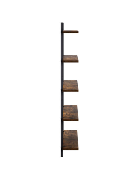 Scaffale da parete Rovere Fumo 79.5 x 13.5 x 102 cm