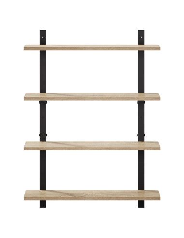 Scaffale da parete Rovere Sonoma 60.5 x 13.5 x 80.5 cm