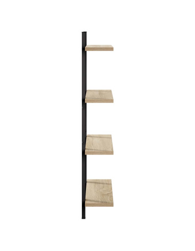 Scaffale da parete Rovere Sonoma 60.5 x 13.5 x 80.5 cm