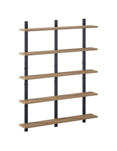 Scaffale da parete Rovere Artigianale 79.5 x 13.5 x 102 cm 2